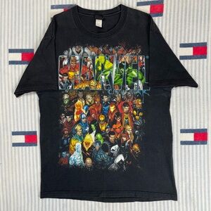 Vintage Marvel Mad Engine Marvel Universe All Character Super Hero tee shirt